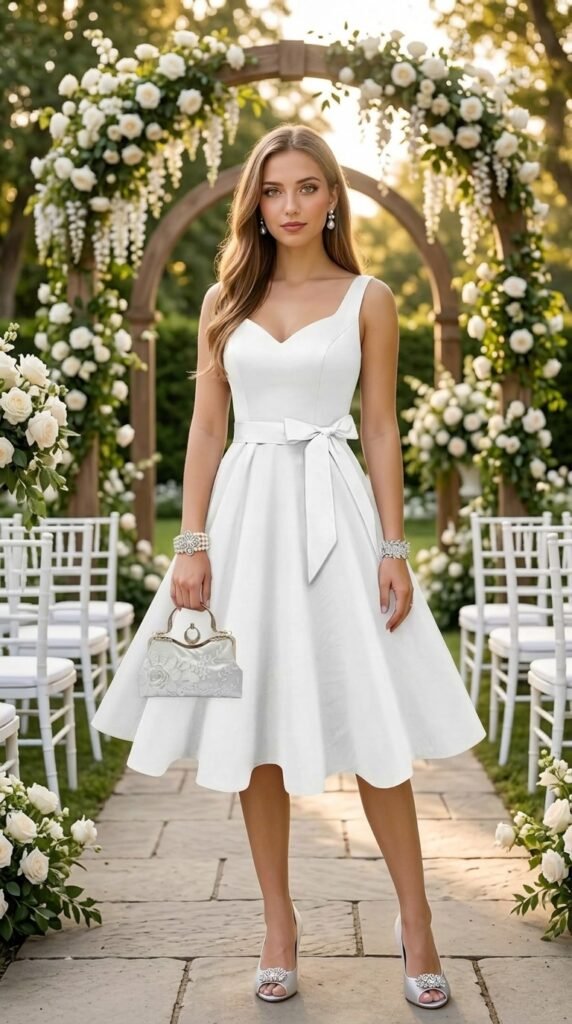 White Vintage Cocktail Dress: Shop the Elegant Look - Stylesoutfits.com
