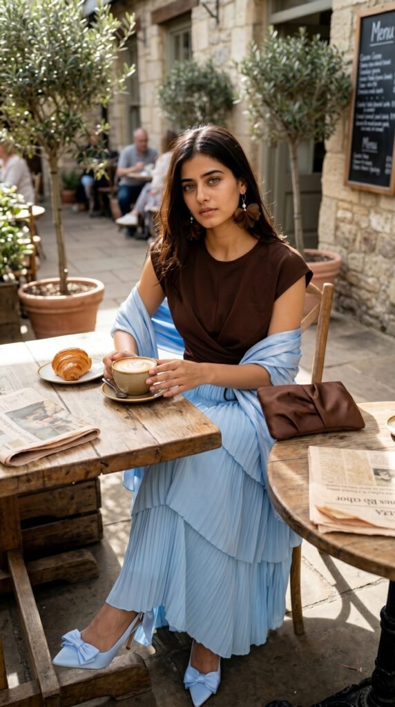 Low Cost Wedding Guest Outfit: How to Pair a Ruffled Skirt With a Chic Top for a Stunning Look โ๏ธ Summer Outfits Low Cost Wedding Guest Outfit: How to Pair a Ruffled Skirt With a Chic Top for a Stunning Look - Stylesoutfits.com